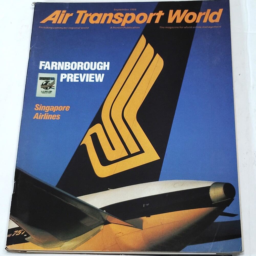 Air Transport World Magazine - September 1988 - Farnborough Airshow Preview